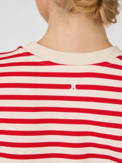 Damen-Sweatshirt gestreift