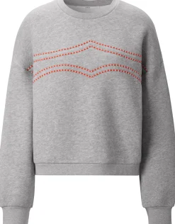 Damen-Sweatshirt mit Stickerei