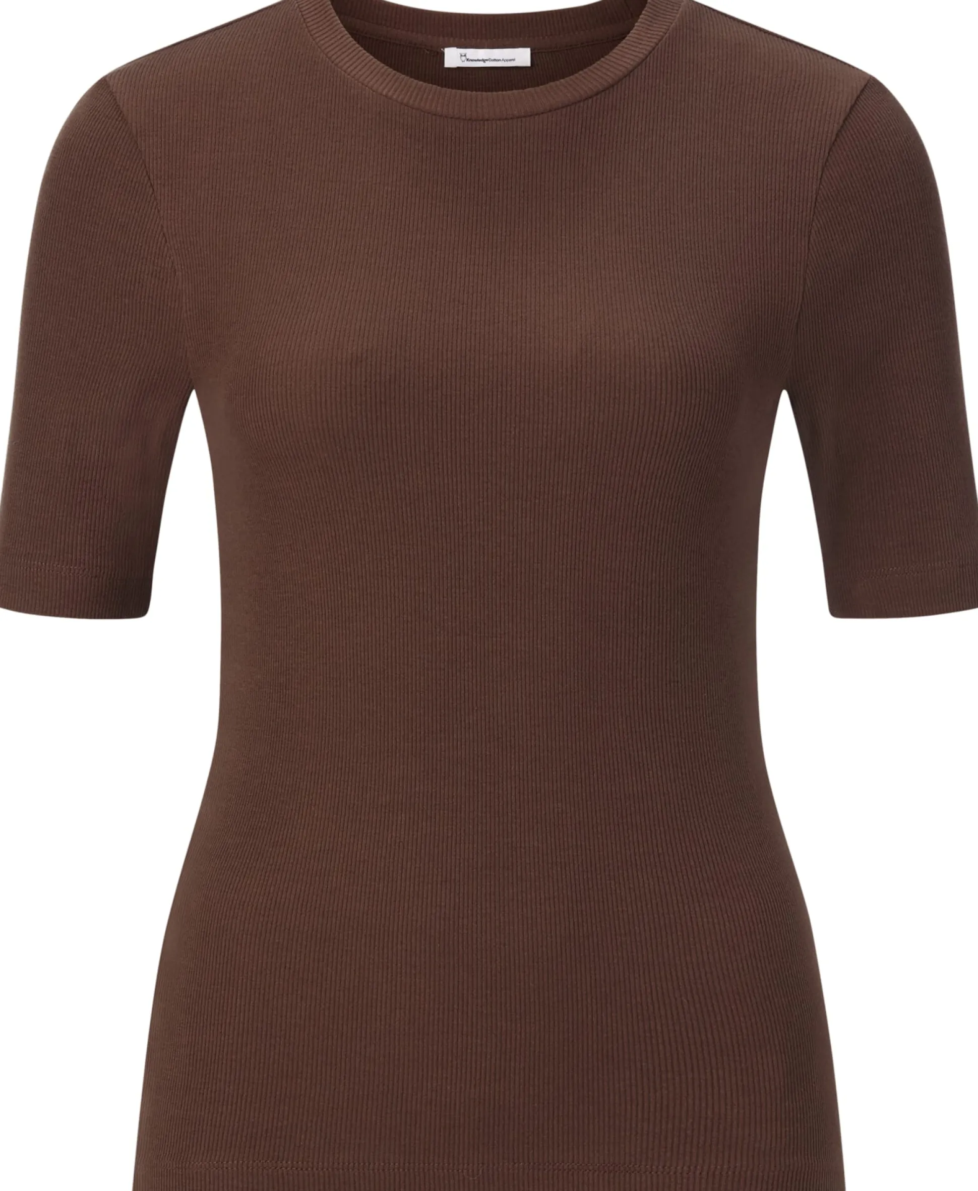 Damen-T-Shirt gerippt