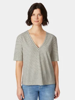 Damen-T-Shirt V-Ausschnitt