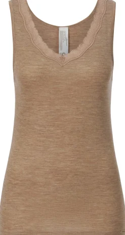 Damen-Unterhemd Wolle-Seide