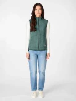 Damen-Walkweste Schurwolle