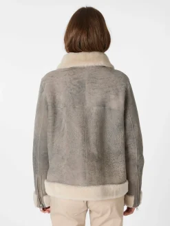 Damen-Wendejacke Lammfell