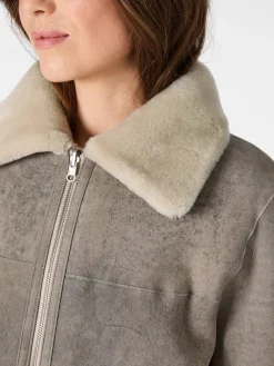 Damen-Wendejacke Lammfell