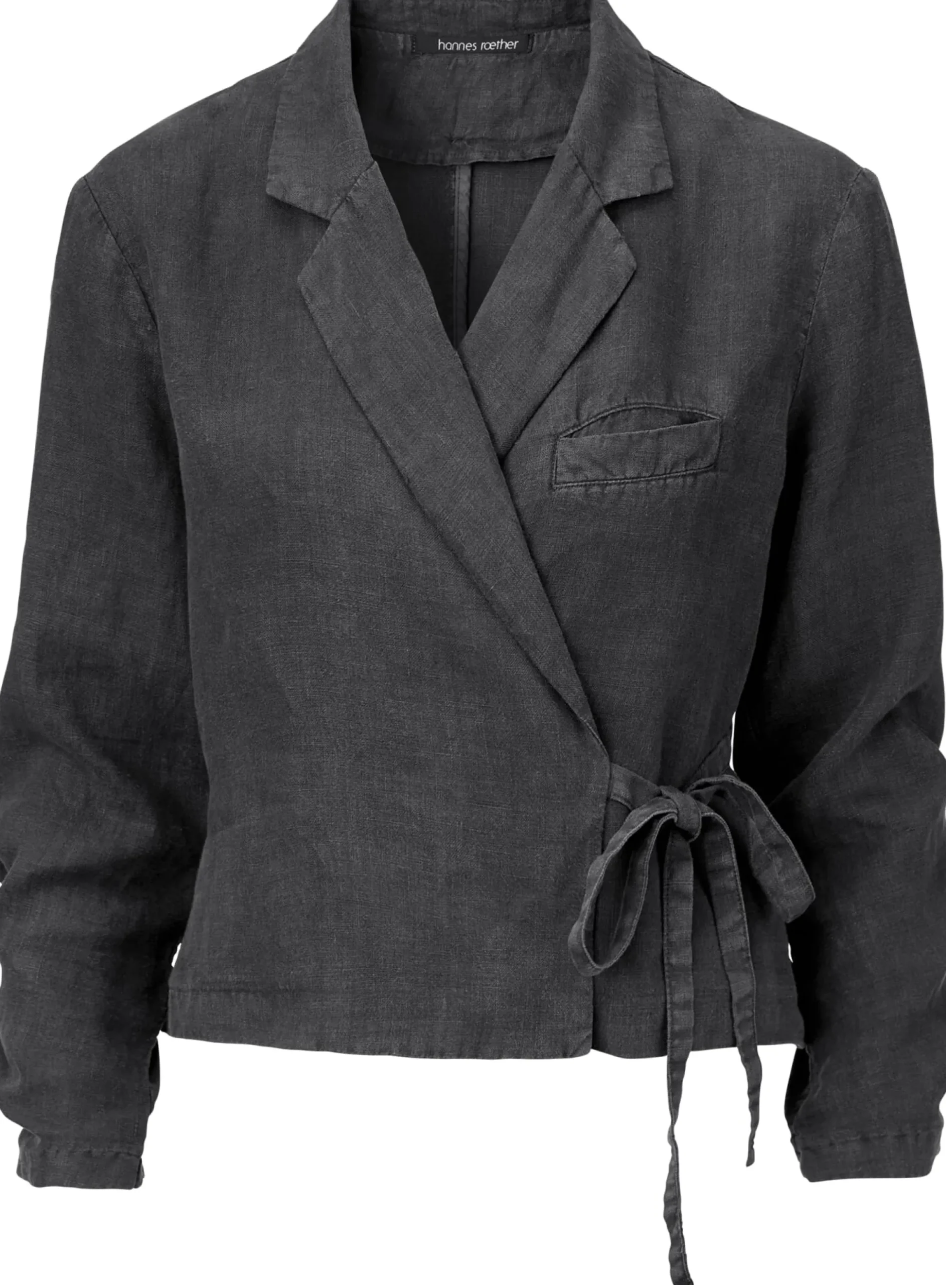 Damen-Wickelblazer kurz