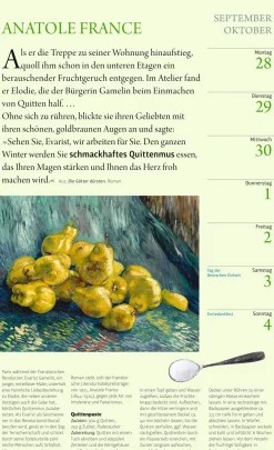 Der literarische Küchenkalender 2026