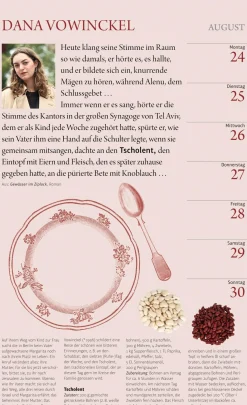 Der literarische Küchenkalender 2026