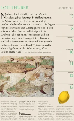 Der literarische Küchenkalender 2026