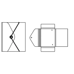 Dokumentenmappe Hartpappe 10 mm