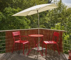 Doppler Sonnenschirm Edelstahl