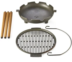 Dreibeingrill Gusseisen