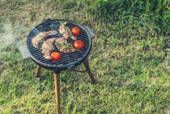 Dreibeingrill Gusseisen