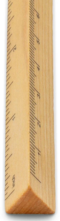 Dreikantlineal Ahornholz