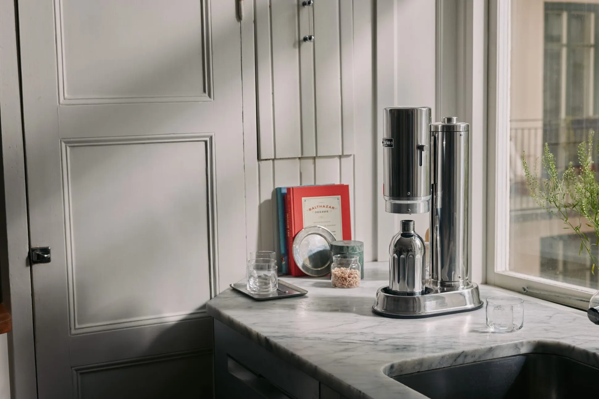 Edelstahlflasche zu Wassersprudler Carbonator Pro