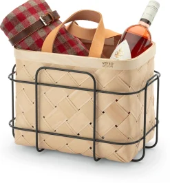 Fahrradkorb Birkengeflecht Lastu