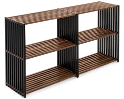 Faltregal Nussbaum-Buche