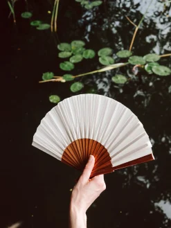 Fächer Birnbaumholz