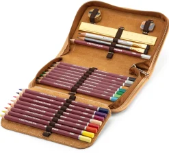 Federmäppchen Rindleder