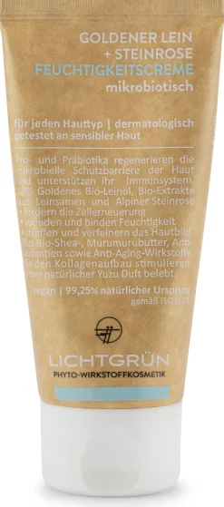 Feuchtigkeitscreme Goldener Lein und Steinrose