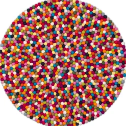Filzkugelteppich