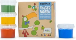 Fingerfarben 4er-Set Grundfarben