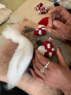 Fingerpuppen Zwerge Filz