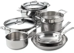 Flachkasserolle Edelstahl