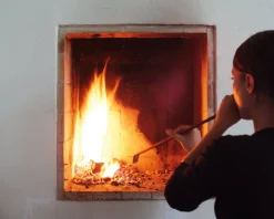 Flammenbläser-Schüreisen