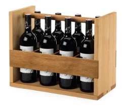 Flaschenträger Eiche und Esche