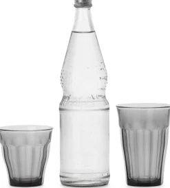 Französisches Bistroglas Grau