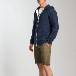 Frottee-Kapuzenjacke Herren