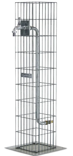 Gabionen-Wasserzapfsäule