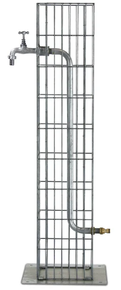 Gabionen-Wasserzapfsäule