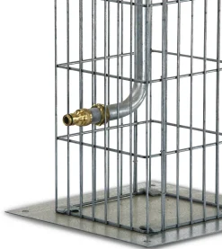 Gabionen-Wasserzapfsäule