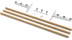 Garderobe Schwedische Staatsbahn Eiche/Aluminium