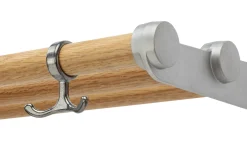 Garderobe Schwedische Staatsbahn Eiche/Aluminium