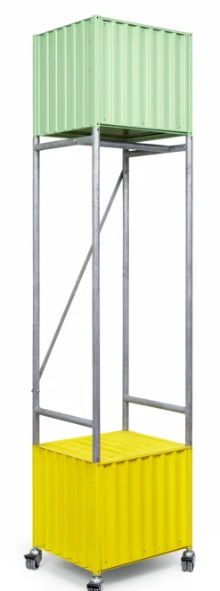 Garderobengestell zu Container DS Klein