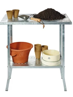 Gartenarbeitstisch Stahl verzinkt