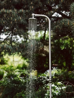 Gartendusche Edelstahl