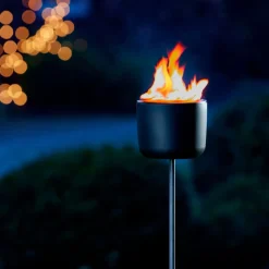 Gartenfackel Gusseisen