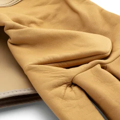 Gartenhandschuh Leder lange Stulpe