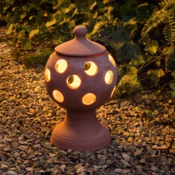 Gartenlaterne Terrakotta