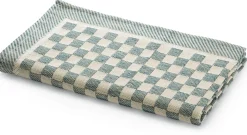 Geschirrtuch Halbleinen Karo