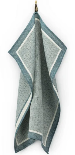 Geschirrtuch Halbleinen Streifen