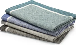 Geschirrtuch Halbleinen Streifen