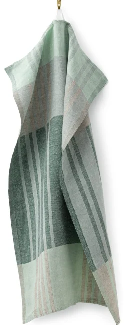 Geschirrtuch Leinen gestreift