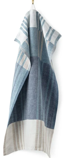 Geschirrtuch Leinen gestreift