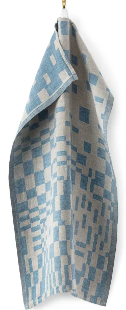 Geschirrtuch Leinen gewürfelt