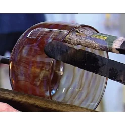 Glasschale mundgeblasen