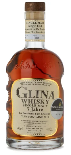 Glina Single Cask Whisky Bordeaux Cask 7 Jahre